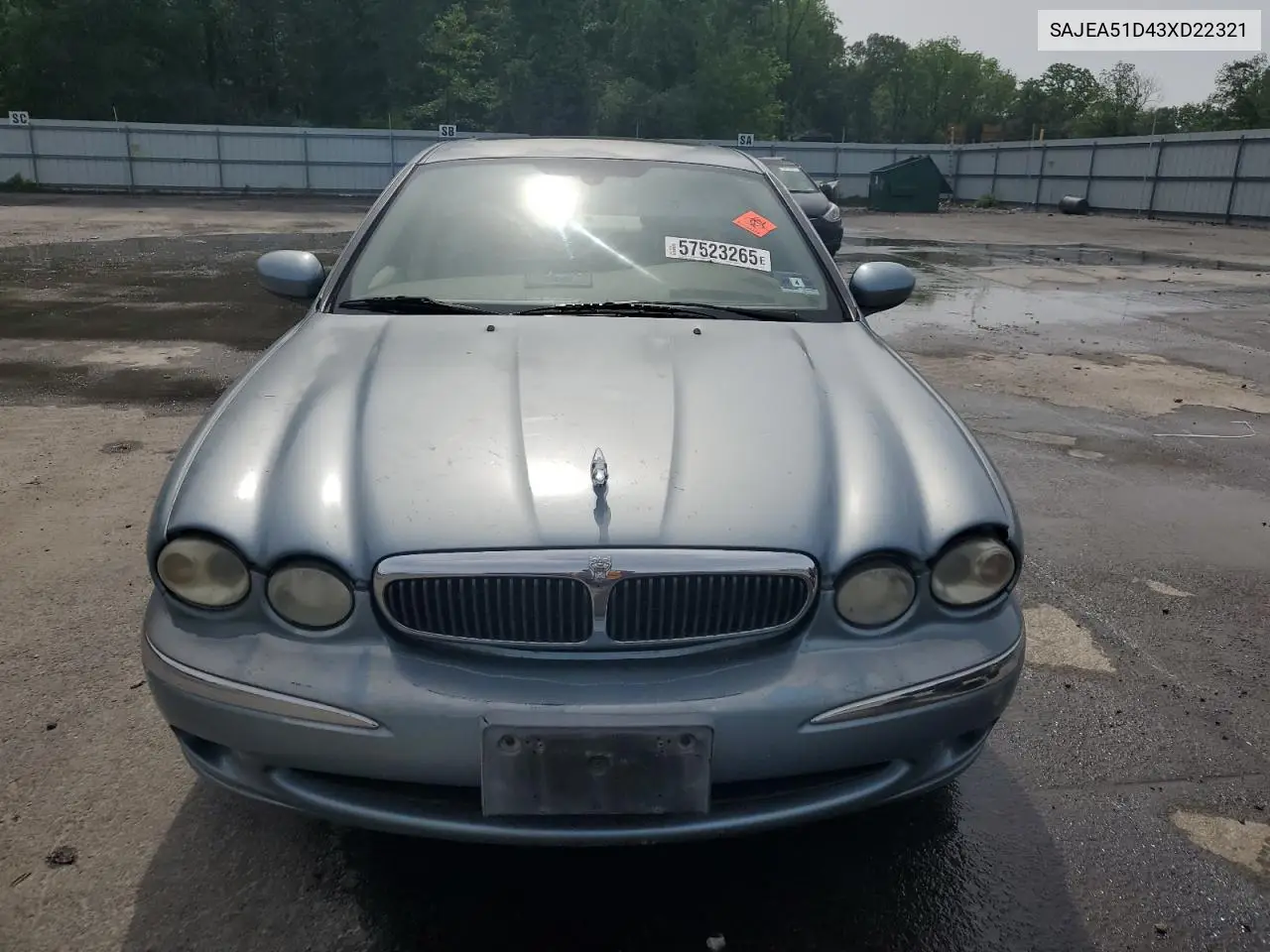 2003 Jaguar X-Type 2.5 VIN: SAJEA51D43XD22321 Lot: 57523265