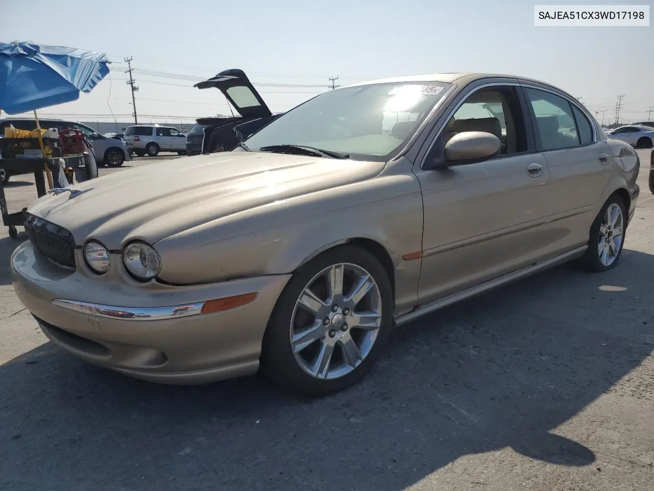 2003 Jaguar X-Type 3.0 VIN: SAJEA51CX3WD17198 Lot: 60332485