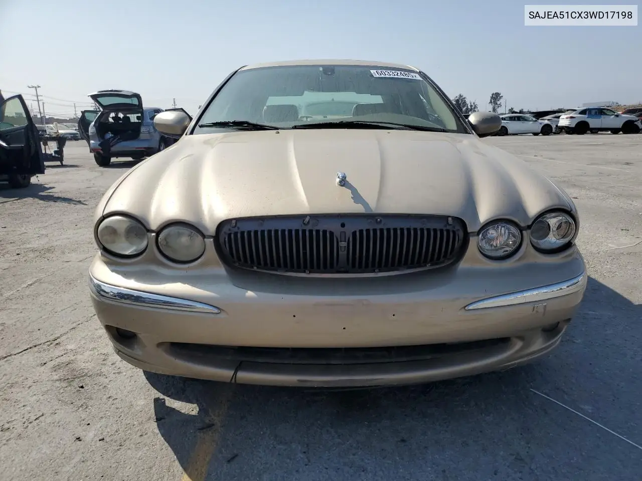 2003 Jaguar X-Type 3.0 VIN: SAJEA51CX3WD17198 Lot: 60332485