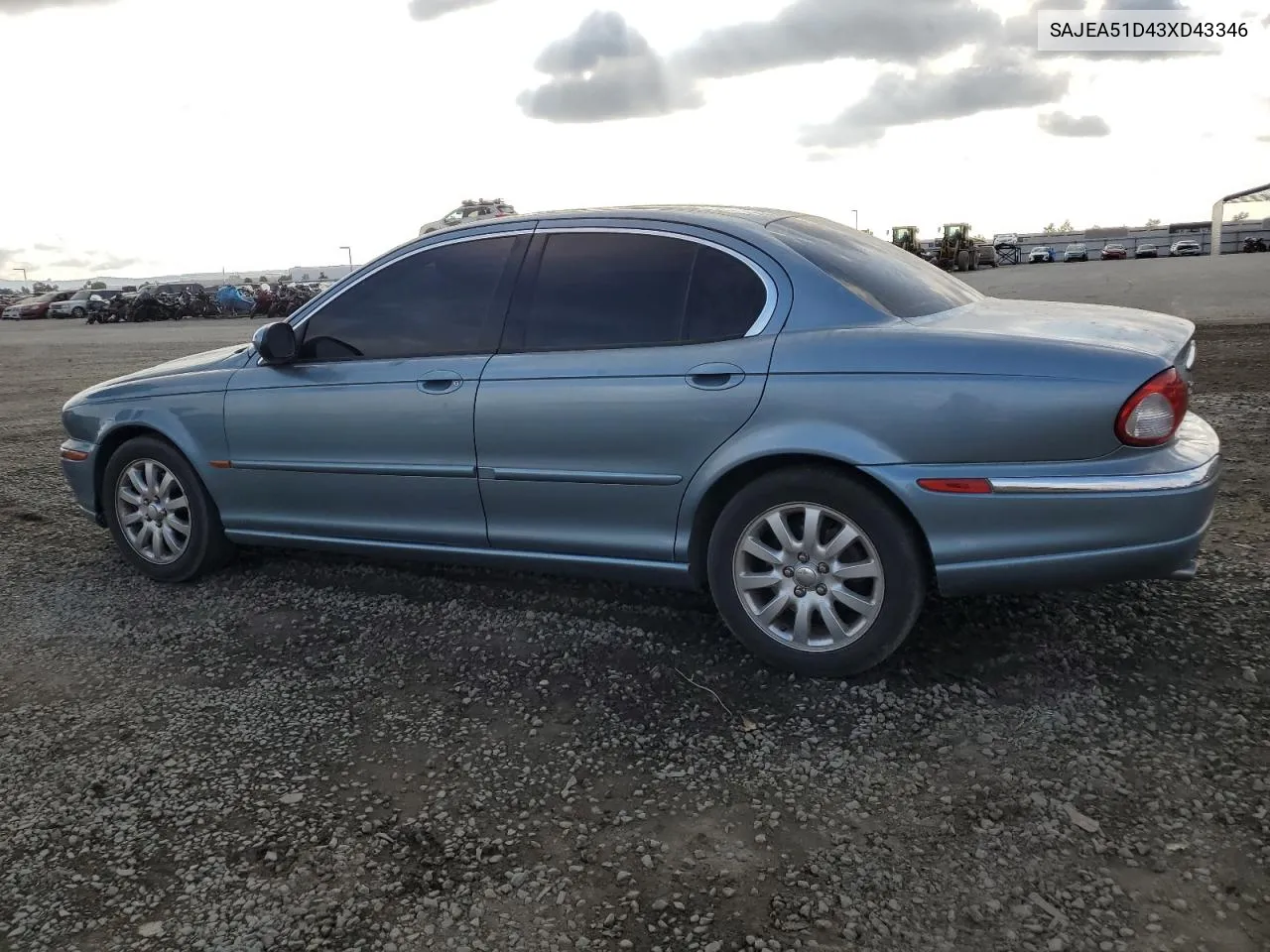 2003 Jaguar X-Type 2.5 VIN: SAJEA51D43XD43346 Lot: 76504344
