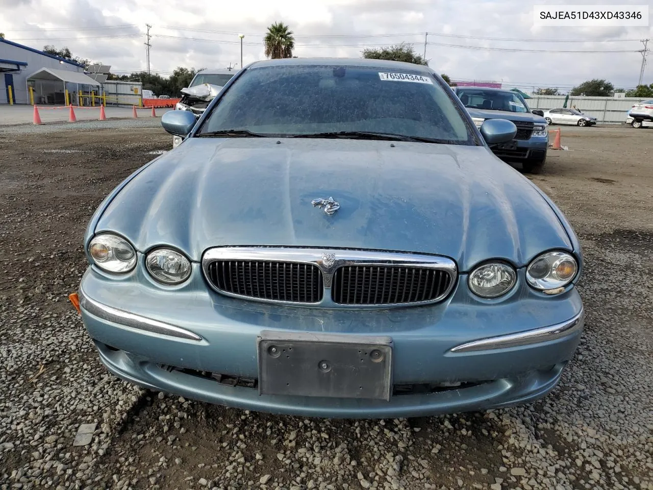 2003 Jaguar X-Type 2.5 VIN: SAJEA51D43XD43346 Lot: 76504344