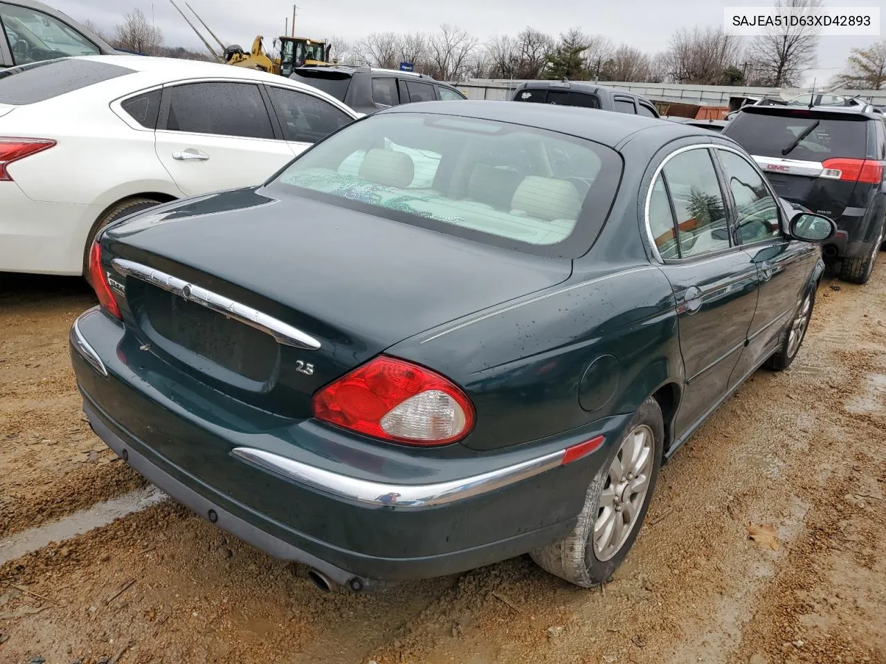 2003 Jaguar X-Type 2.5 VIN: SAJEA51D63XD42893 Lot: 81833863