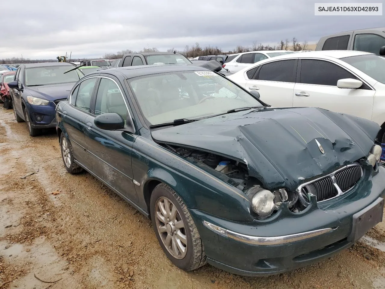 2003 Jaguar X-Type 2.5 VIN: SAJEA51D63XD42893 Lot: 81833863