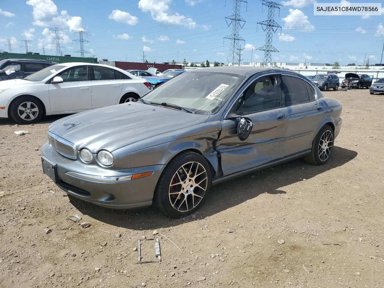 2004 Jaguar X-Type 3.0 VIN: SAJEA51C84WD78566 Lot: 63105575