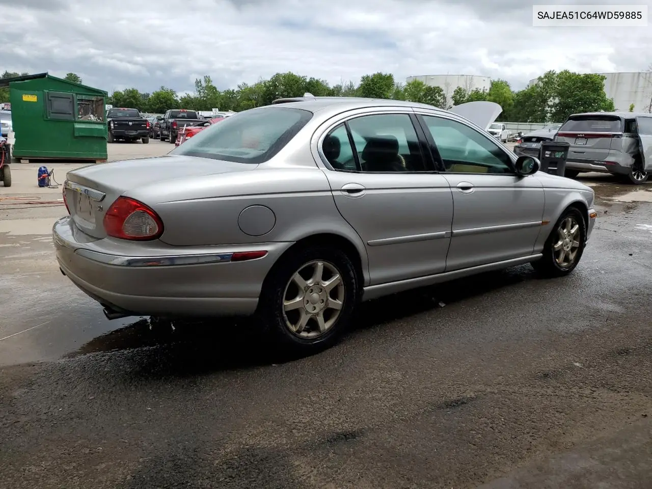 2004 Jaguar X-Type 3.0 VIN: SAJEA51C64WD59885 Lot: 63641005