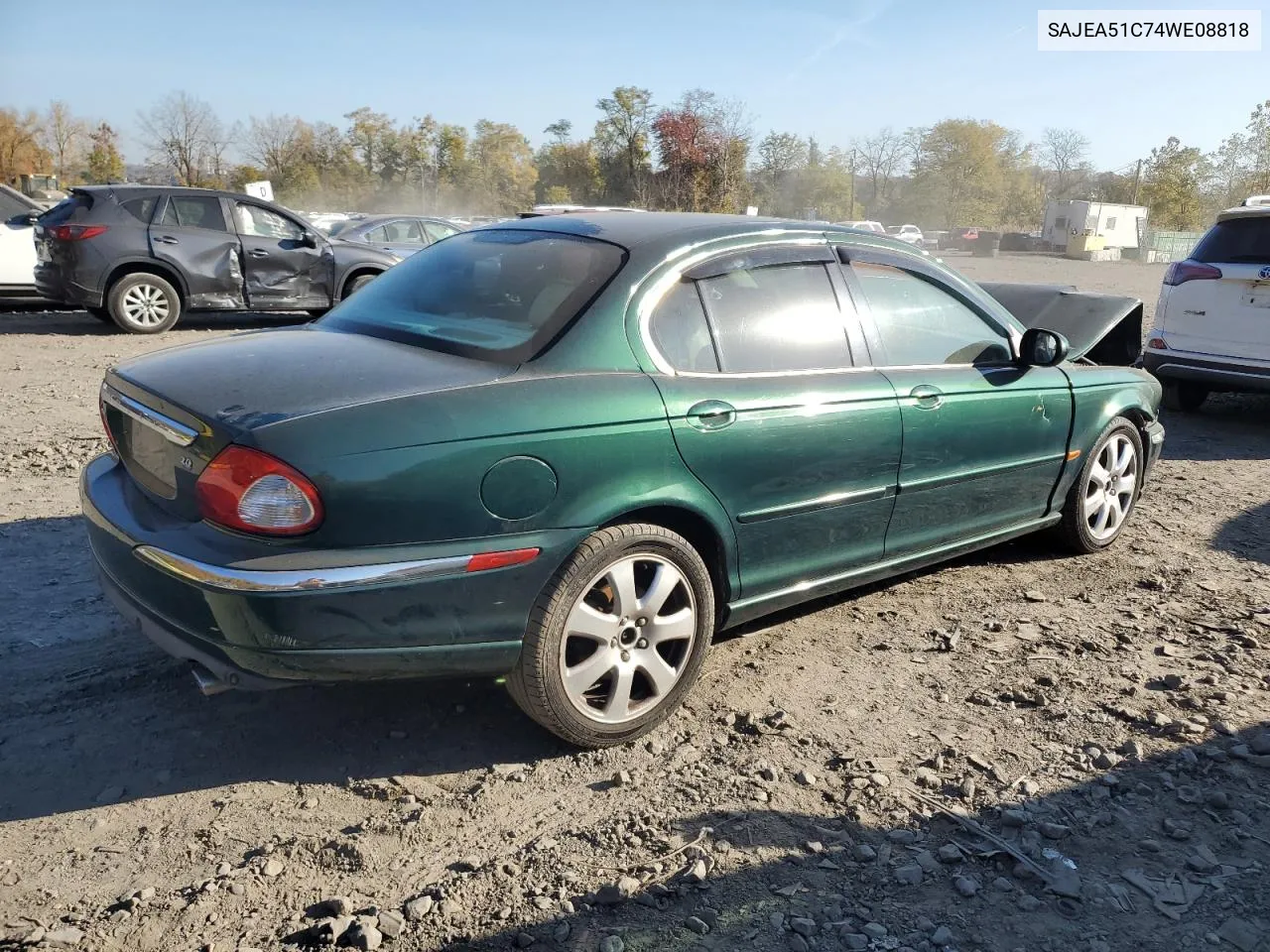 2004 Jaguar X-Type 3.0 VIN: SAJEA51C74WE08818 Lot: 75672504