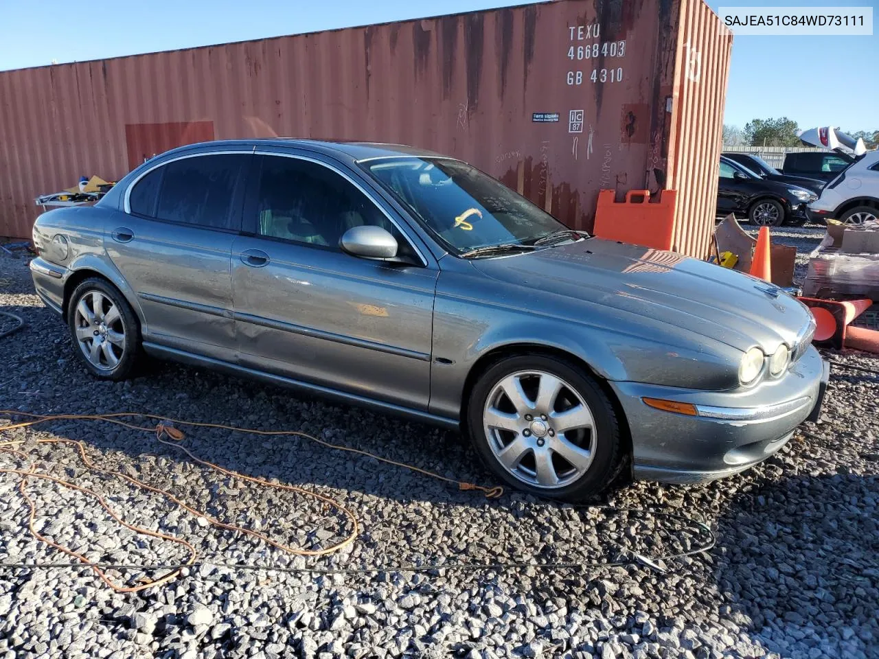 2004 Jaguar X-Type 3.0 VIN: SAJEA51C84WD73111 Lot: 81487474