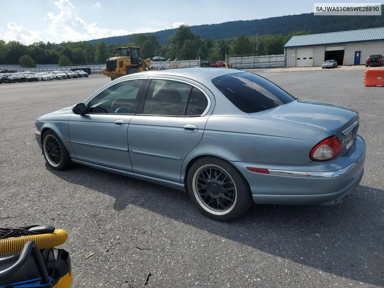 2005 Jaguar X-Type 3.0 VIN: SAJWA51C85WE28890 Lot: 62398765