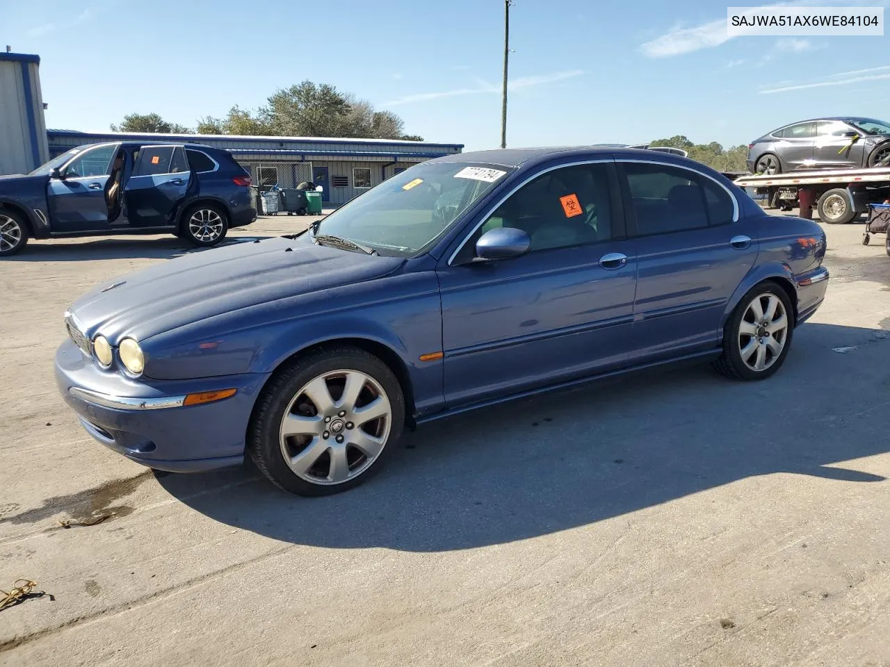 2006 Jaguar X-Type 3.0 VIN: SAJWA51AX6WE84104 Lot: 77741794