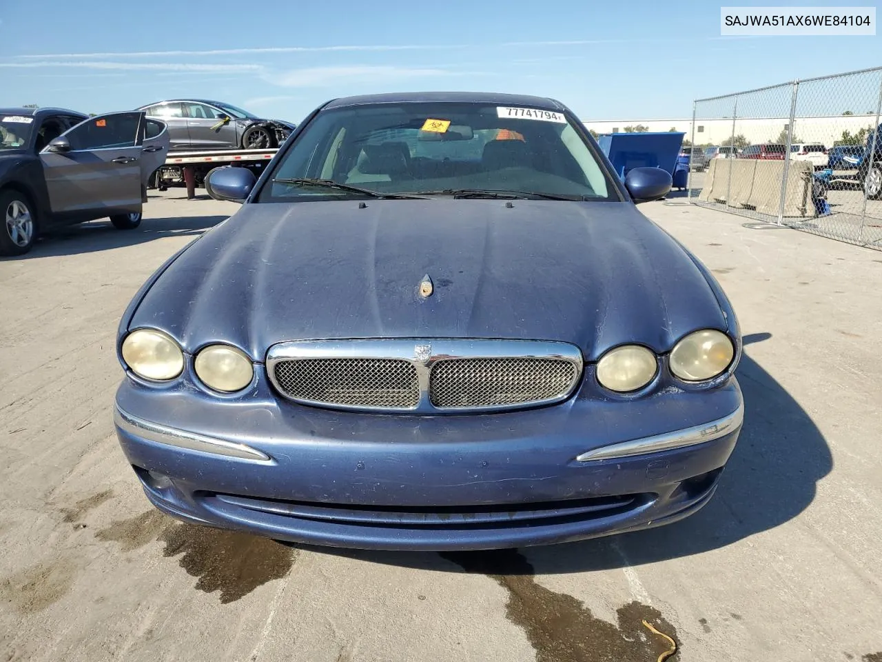2006 Jaguar X-Type 3.0 VIN: SAJWA51AX6WE84104 Lot: 77741794