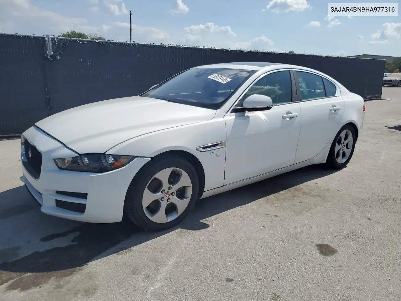 2017 Jaguar Xe VIN: SAJAR4BN9HA977316 Lot: 58179145