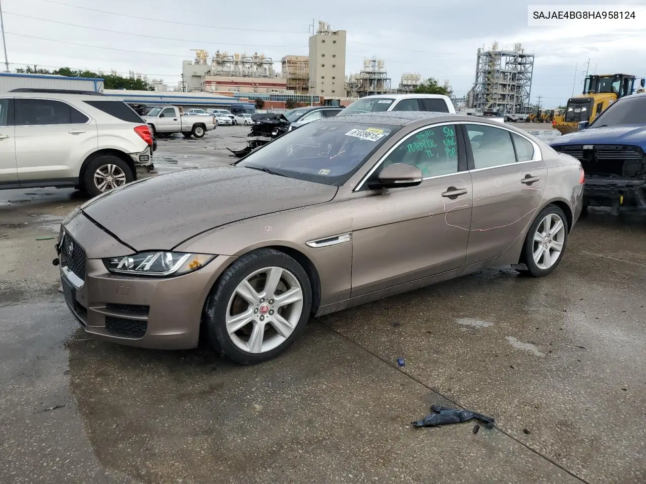 2017 Jaguar Xe Prestige VIN: SAJAE4BG8HA958124 Lot: 61039615