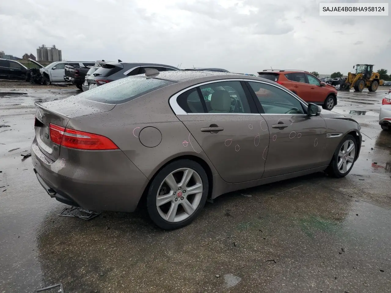 2017 Jaguar Xe Prestige VIN: SAJAE4BG8HA958124 Lot: 61039615