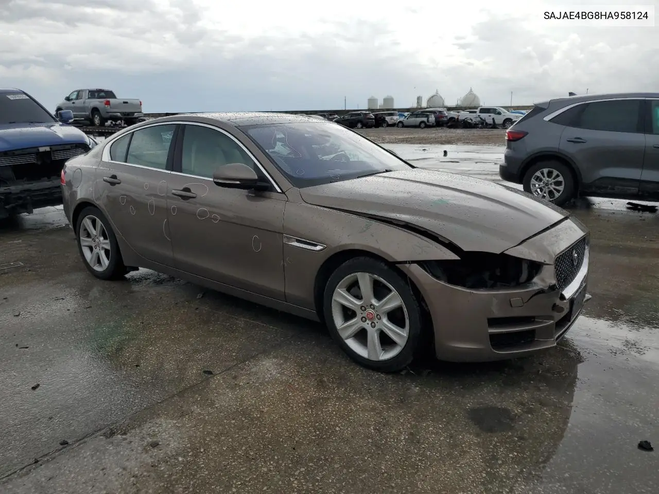 2017 Jaguar Xe Prestige VIN: SAJAE4BG8HA958124 Lot: 61039615