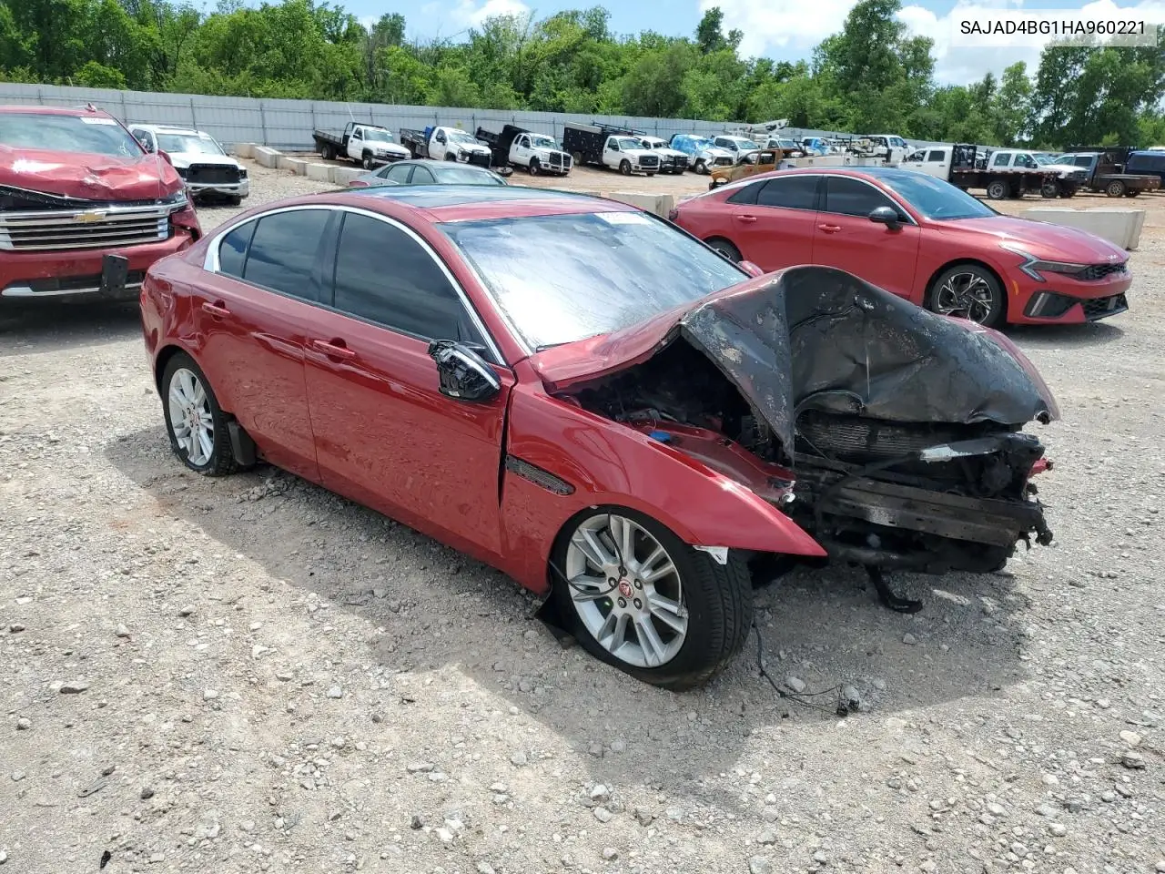 2017 Jaguar Xe Premium VIN: SAJAD4BG1HA960221 Lot: 62212165