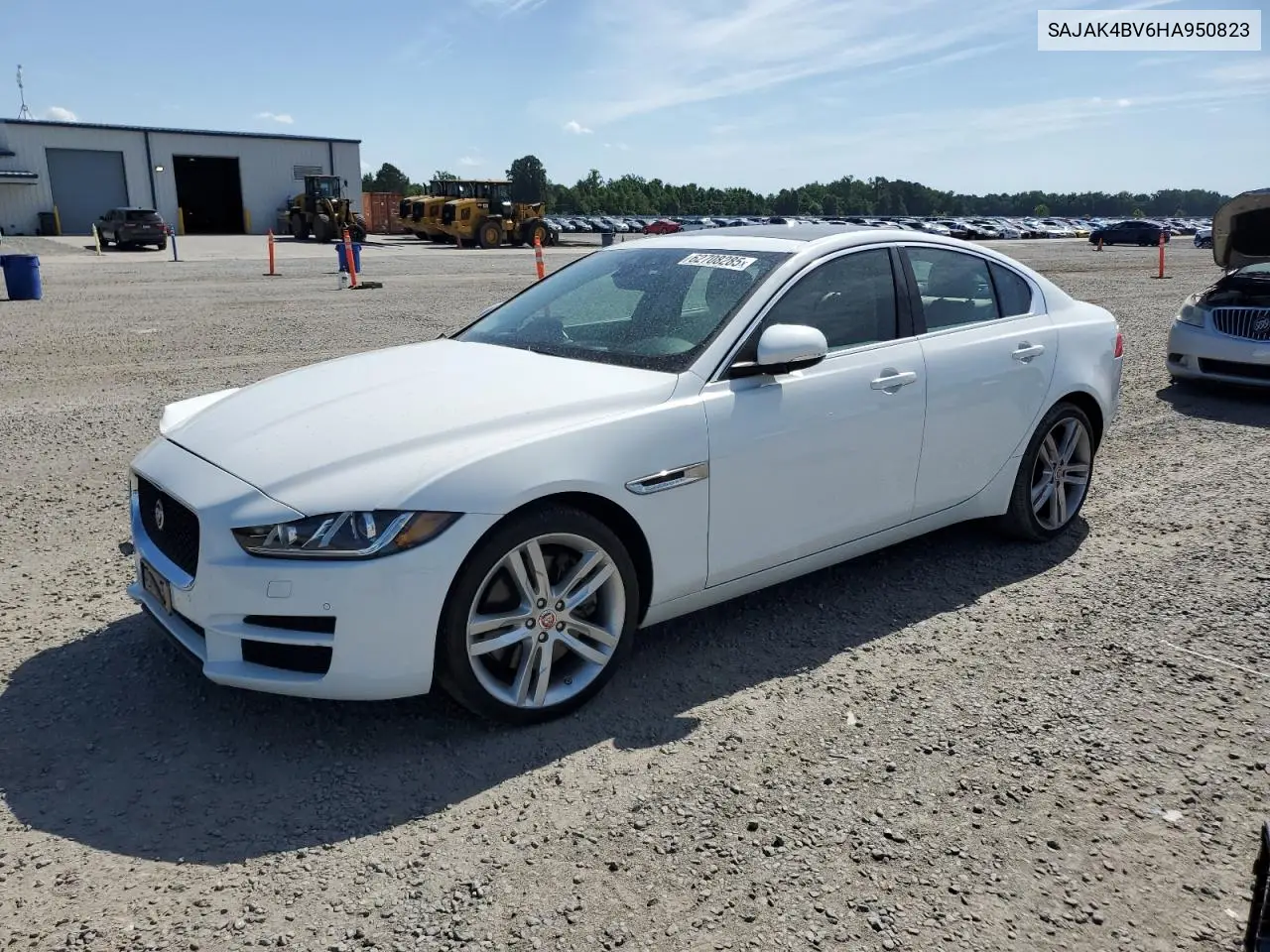 2017 Jaguar Xe Prestige VIN: SAJAK4BV6HA950823 Lot: 62708285