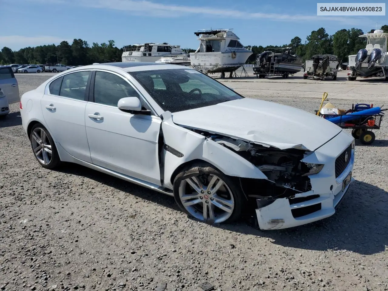 2017 Jaguar Xe Prestige VIN: SAJAK4BV6HA950823 Lot: 62708285