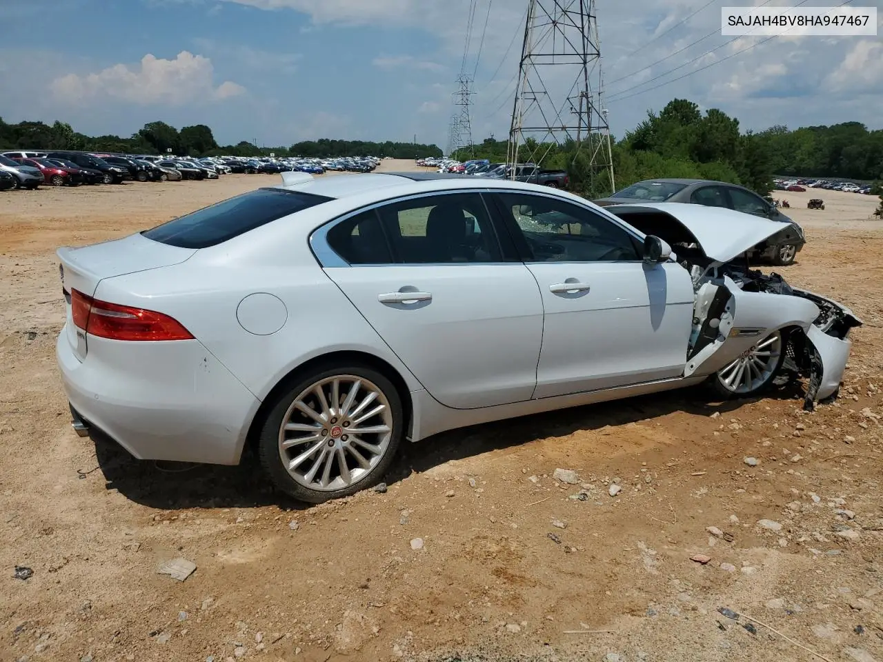 2017 Jaguar Xe First Edition VIN: SAJAH4BV8HA947467 Lot: 63079085