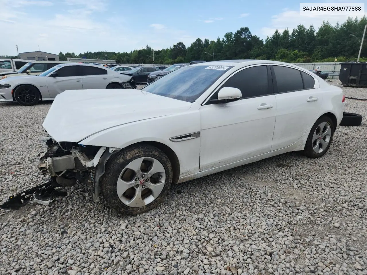 2017 Jaguar Xe VIN: SAJAR4BG8HA977888 Lot: 63186885
