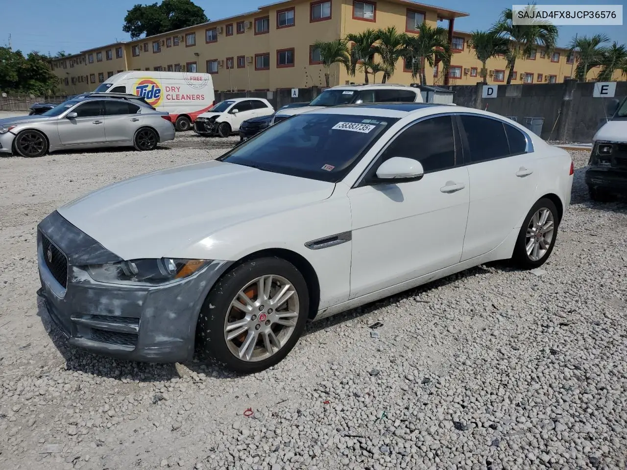 2018 Jaguar Xe Premium VIN: SAJAD4FX8JCP36576 Lot: 58383735