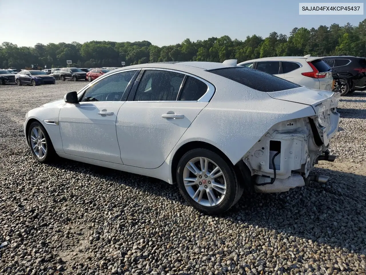 2019 Jaguar Xe Premium VIN: SAJAD4FX4KCP45437 Lot: 55607455