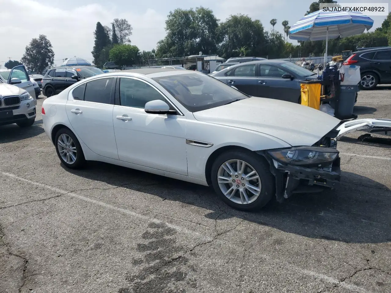 2019 Jaguar Xe Premium VIN: SAJAD4FX4KCP48922 Lot: 58948525
