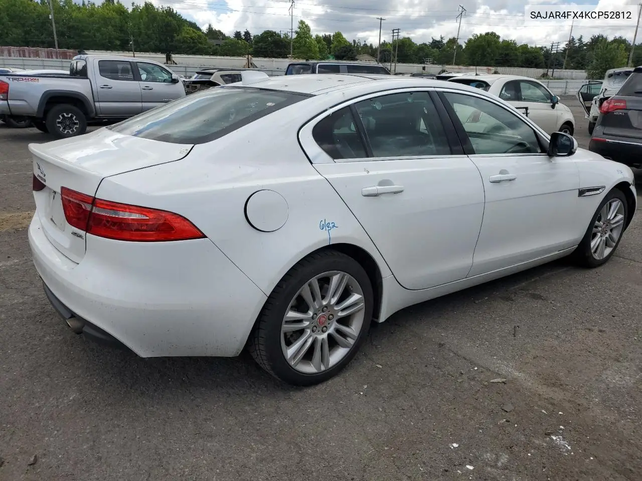 2019 Jaguar Xe VIN: SAJAR4FX4KCP52812 Lot: 60556555