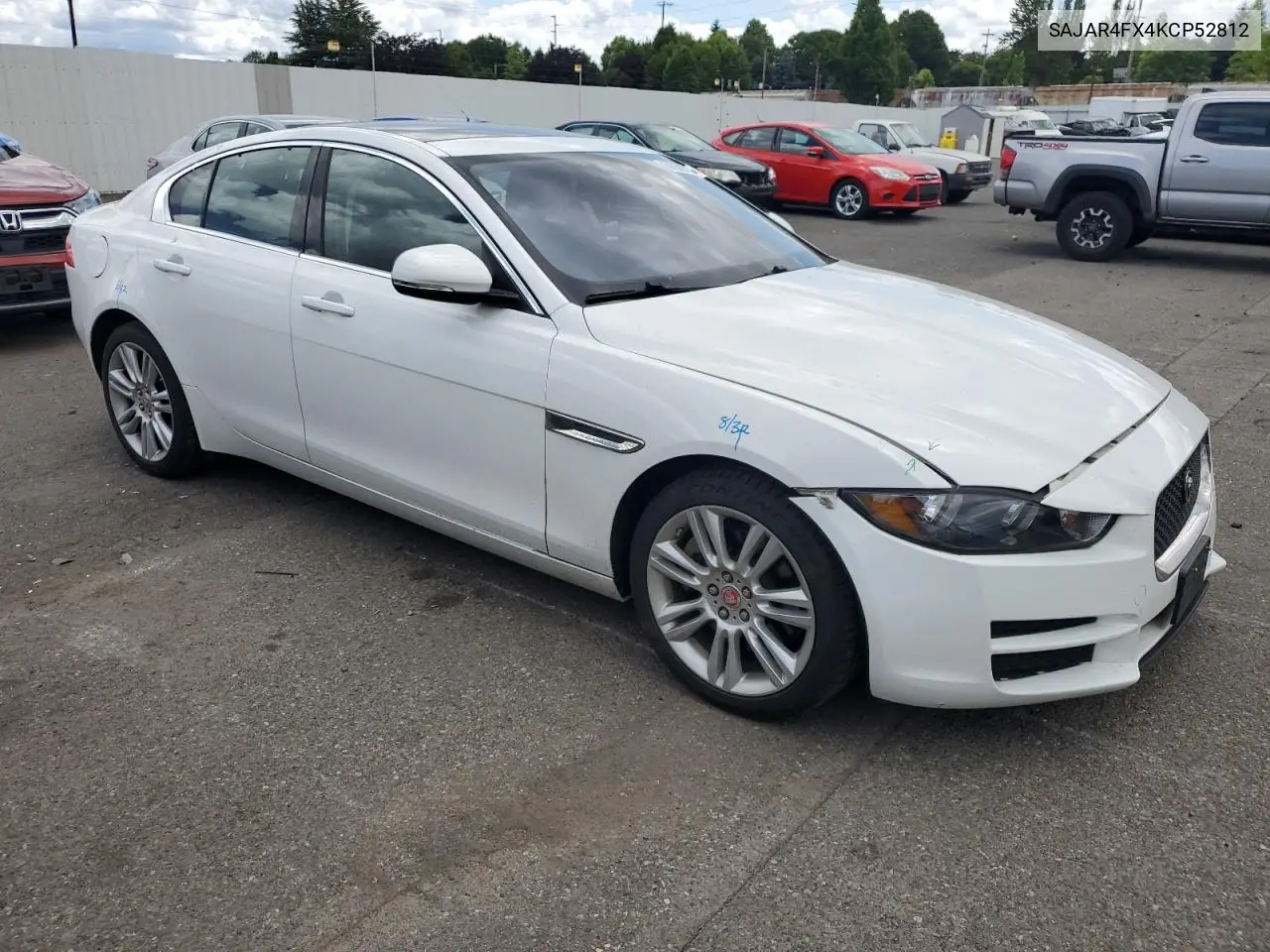 2019 Jaguar Xe VIN: SAJAR4FX4KCP52812 Lot: 60556555