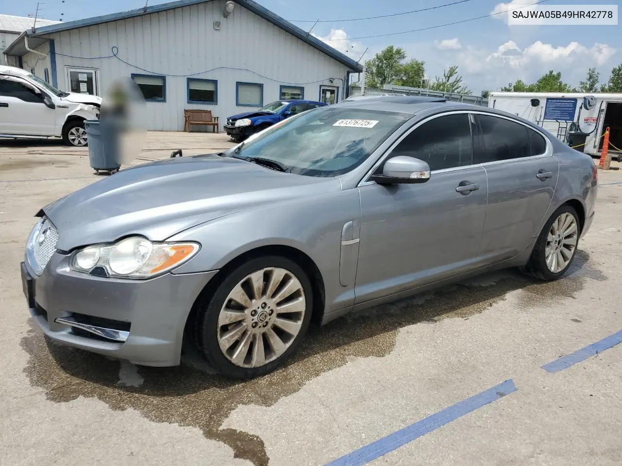 2009 Jaguar Xf Luxury VIN: SAJWA05B49HR42778 Lot: 61376725
