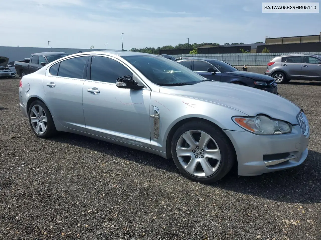 2009 Jaguar Xf Luxury VIN: SAJWA05B39HR05110 Lot: 62492225