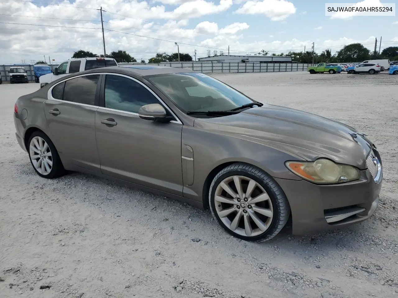 2010 Jaguar Xf Luxury VIN: SAJWA0FA0AHR55294 Lot: 56430375