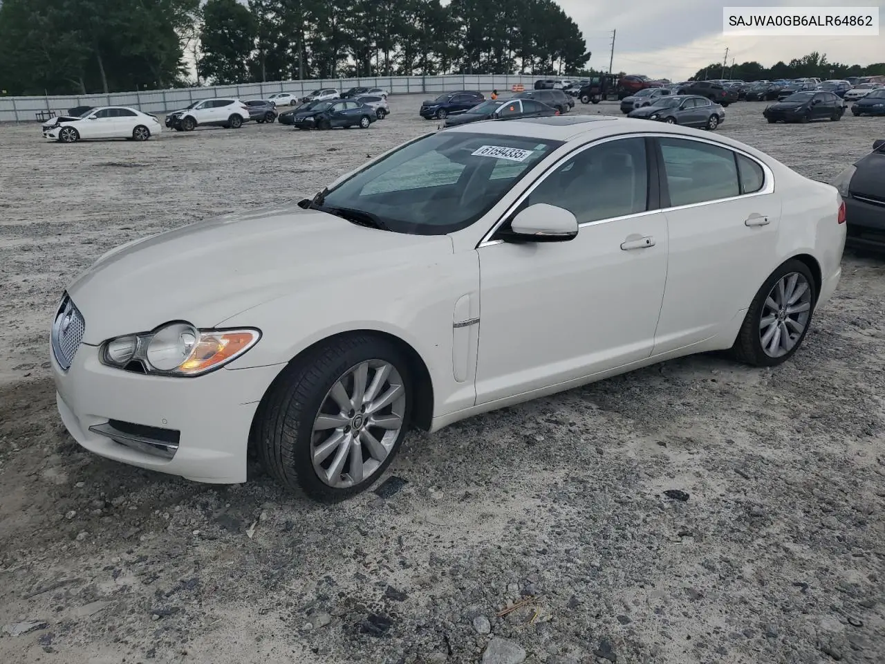 2010 Jaguar Xf Premium VIN: SAJWA0GB6ALR64862 Lot: 61594335