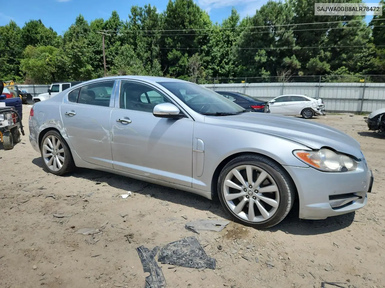 2010 Jaguar Xf Premium VIN: SAJWA0GB8ALR78472 Lot: 64649455