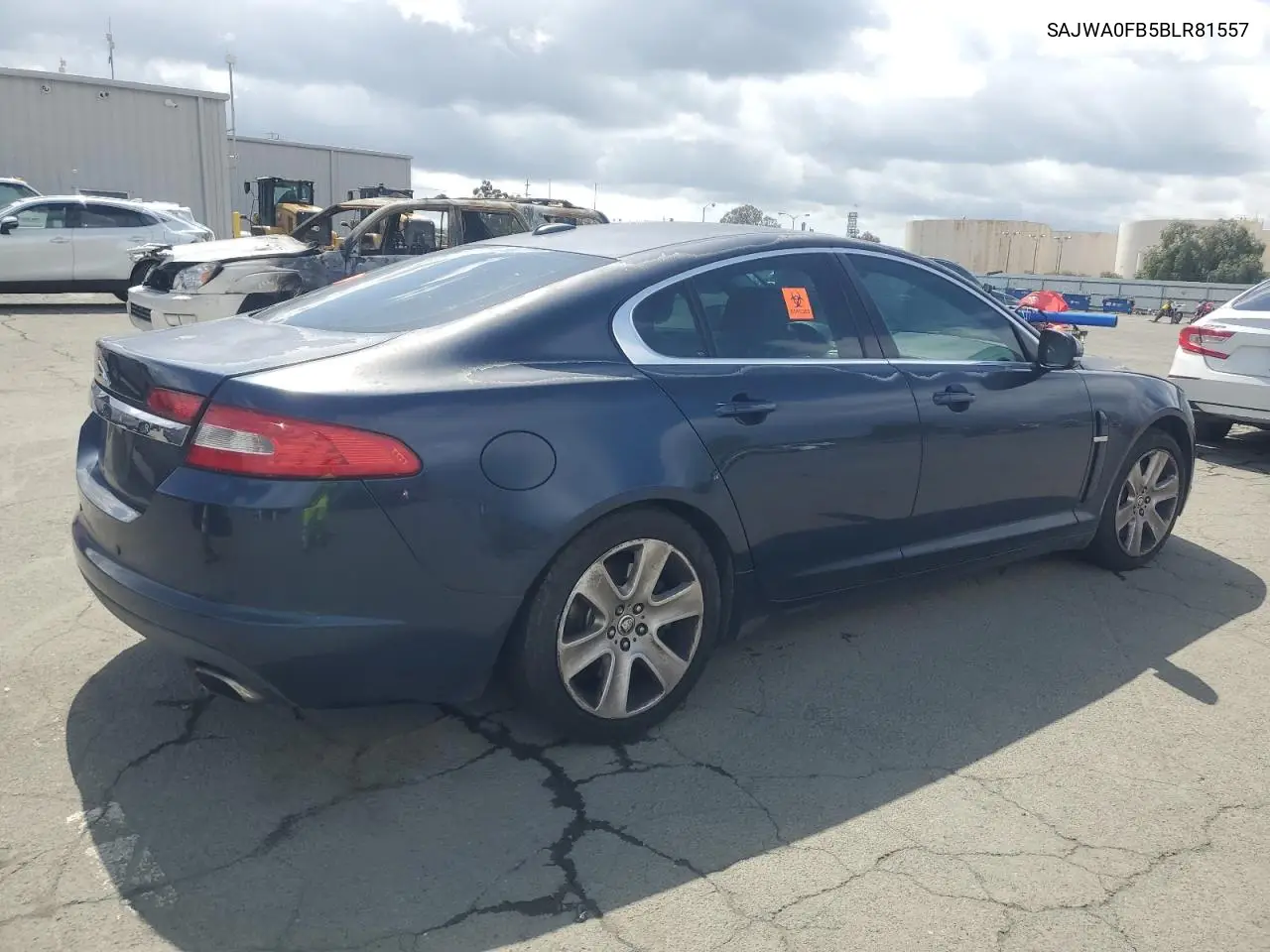 2011 Jaguar Xf VIN: SAJWA0FB5BLR81557 Lot: 51156365