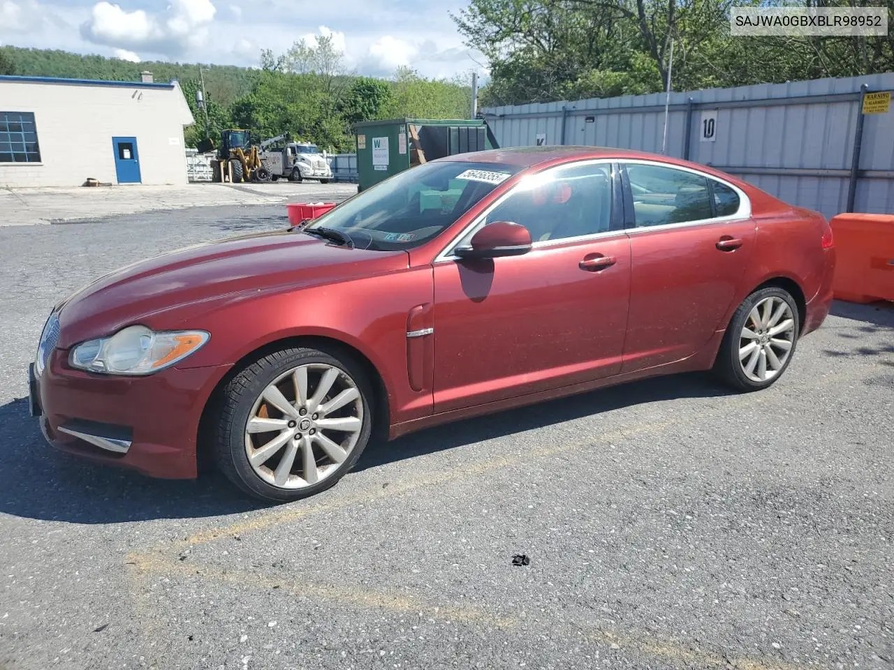 2011 Jaguar Xf Premium VIN: SAJWA0GBXBLR98952 Lot: 56456355