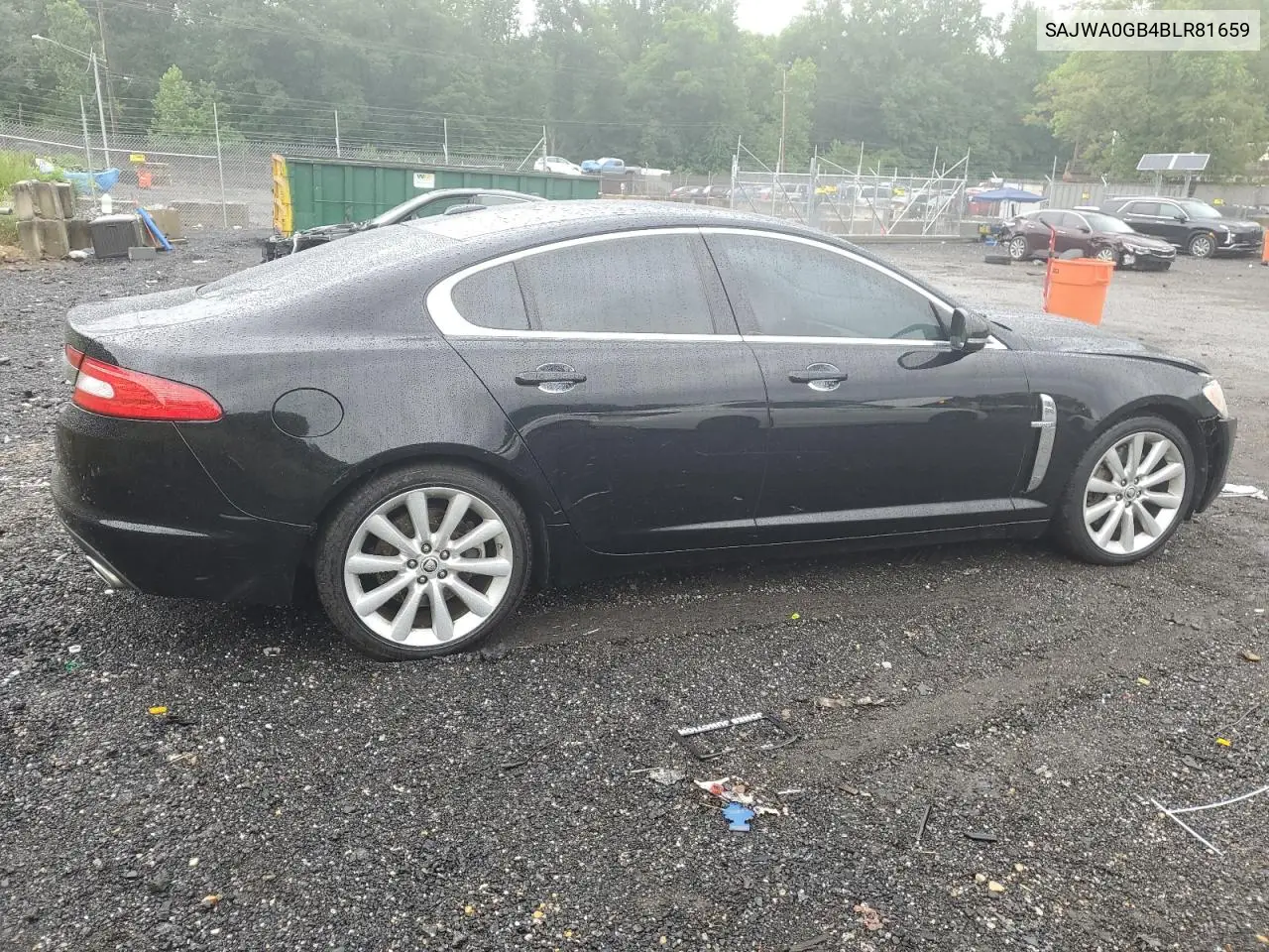 2011 Jaguar Xf Premium VIN: SAJWA0GB4BLR81659 Lot: 57973675