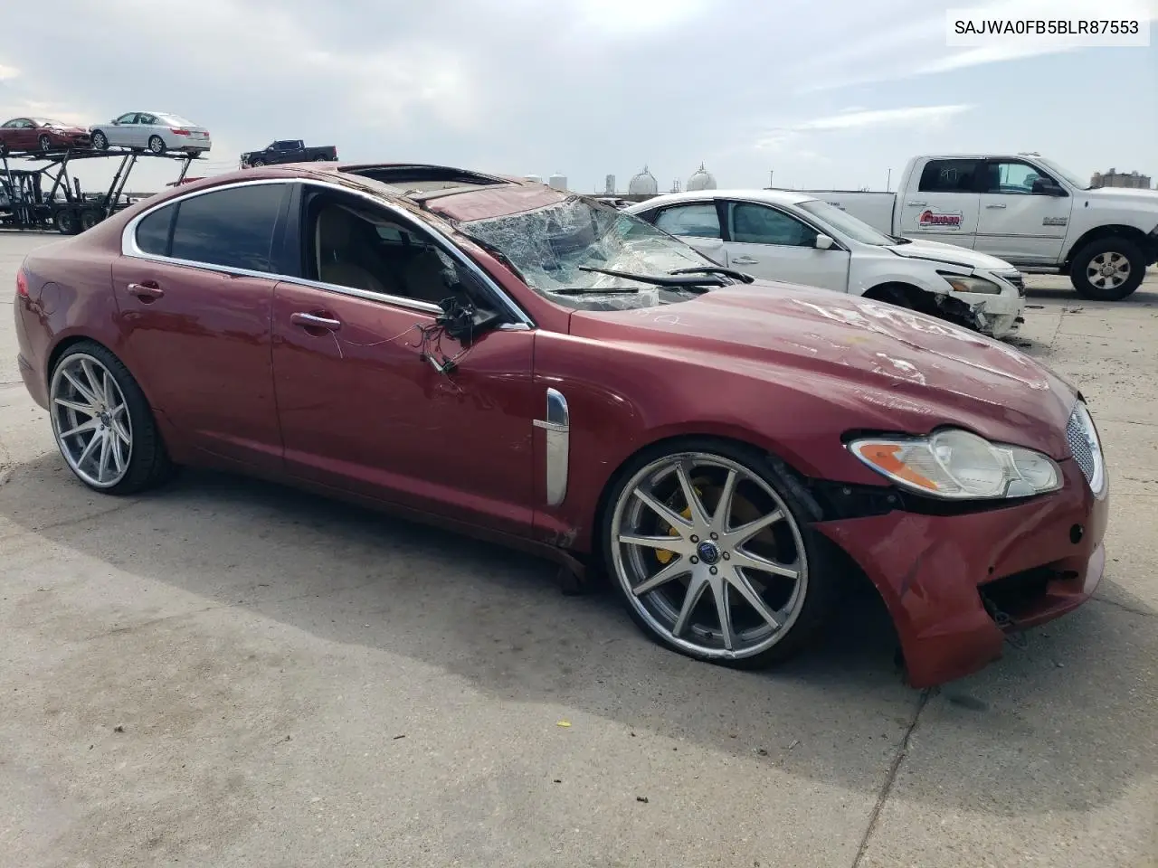 2011 Jaguar Xf VIN: SAJWA0FB5BLR87553 Lot: 61925485