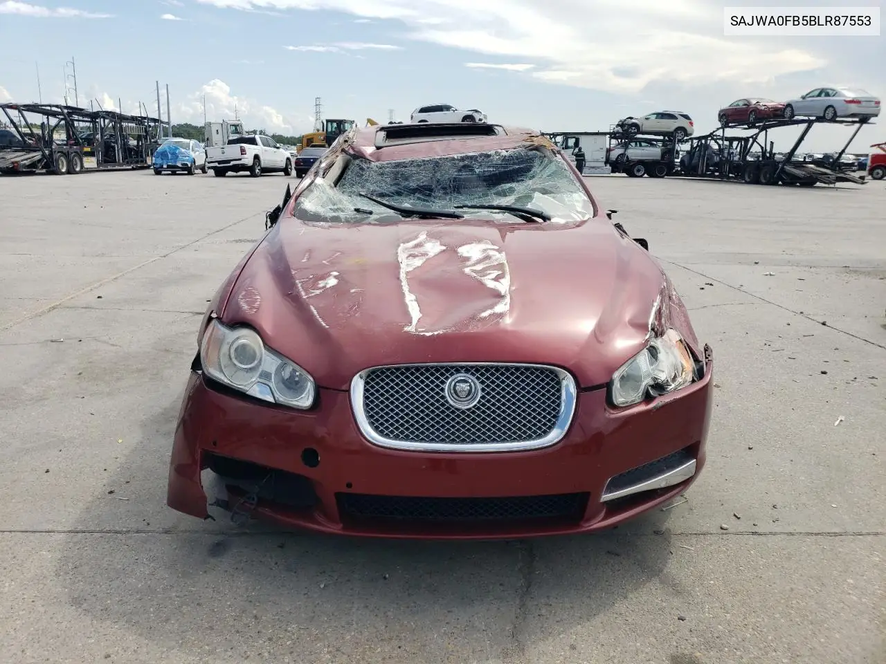 2011 Jaguar Xf VIN: SAJWA0FB5BLR87553 Lot: 61925485