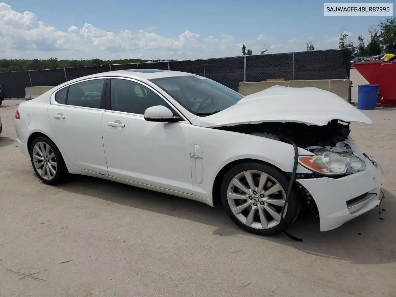 2011 Jaguar Xf VIN: SAJWA0FB4BLR87995 Lot: 62586745