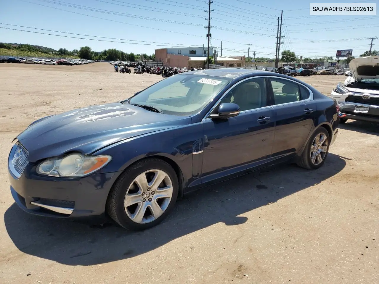 2011 Jaguar Xf VIN: SAJWA0FB7BLS02613 Lot: 62777705