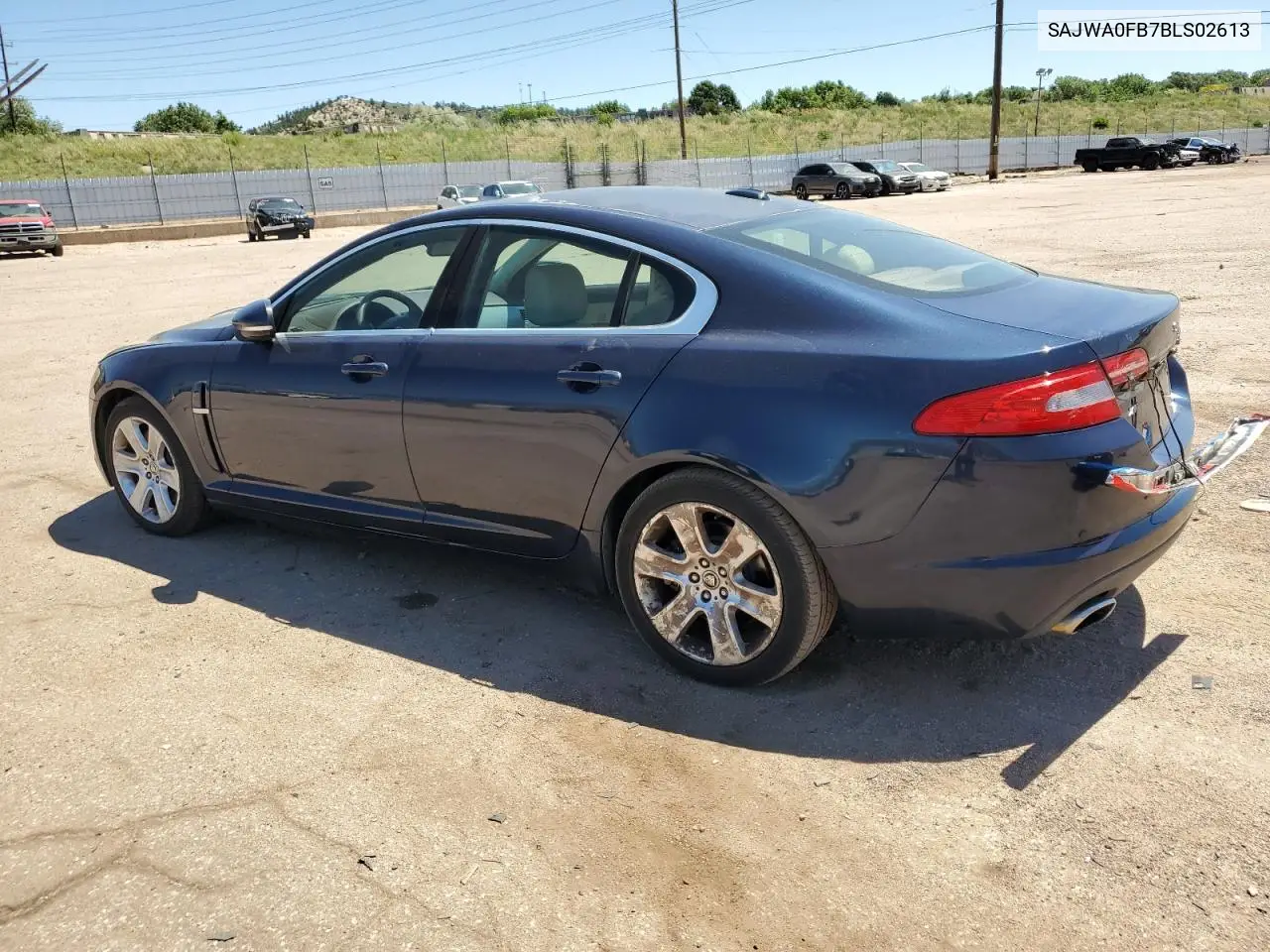 2011 Jaguar Xf VIN: SAJWA0FB7BLS02613 Lot: 62777705