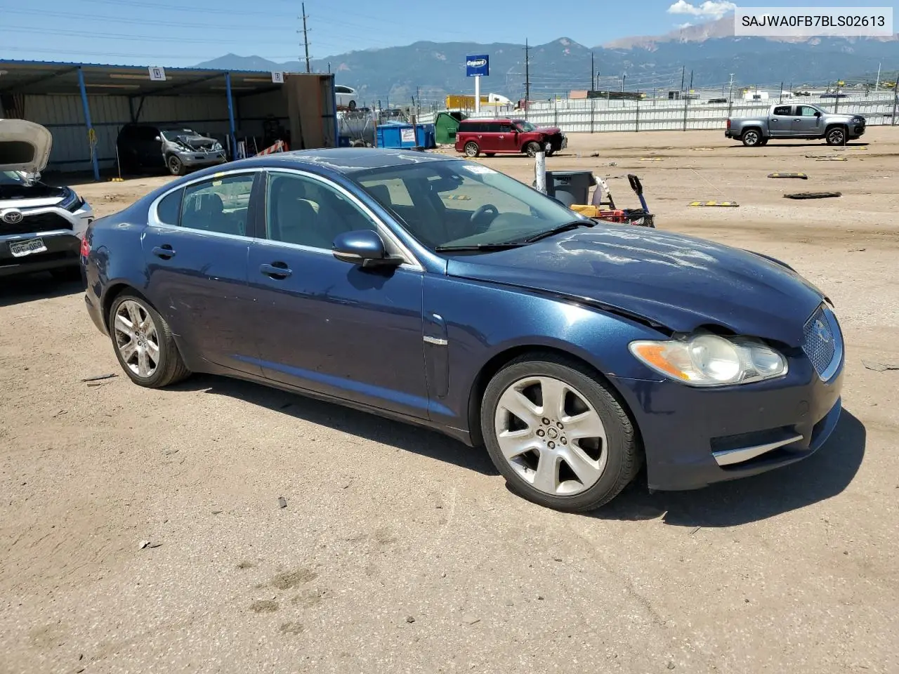 2011 Jaguar Xf VIN: SAJWA0FB7BLS02613 Lot: 62777705