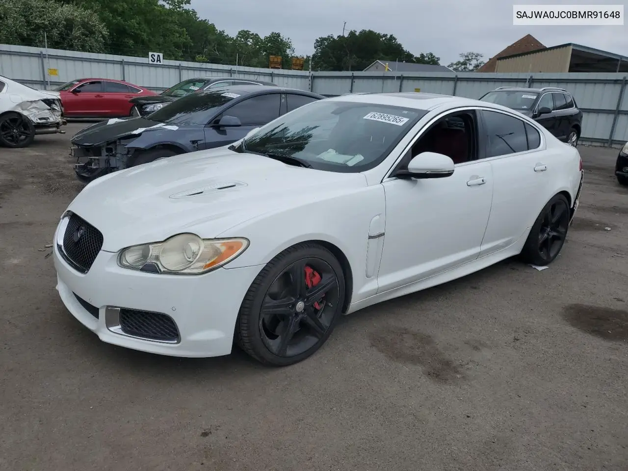 2011 Jaguar Xf R VIN: SAJWA0JC0BMR91648 Lot: 62895265