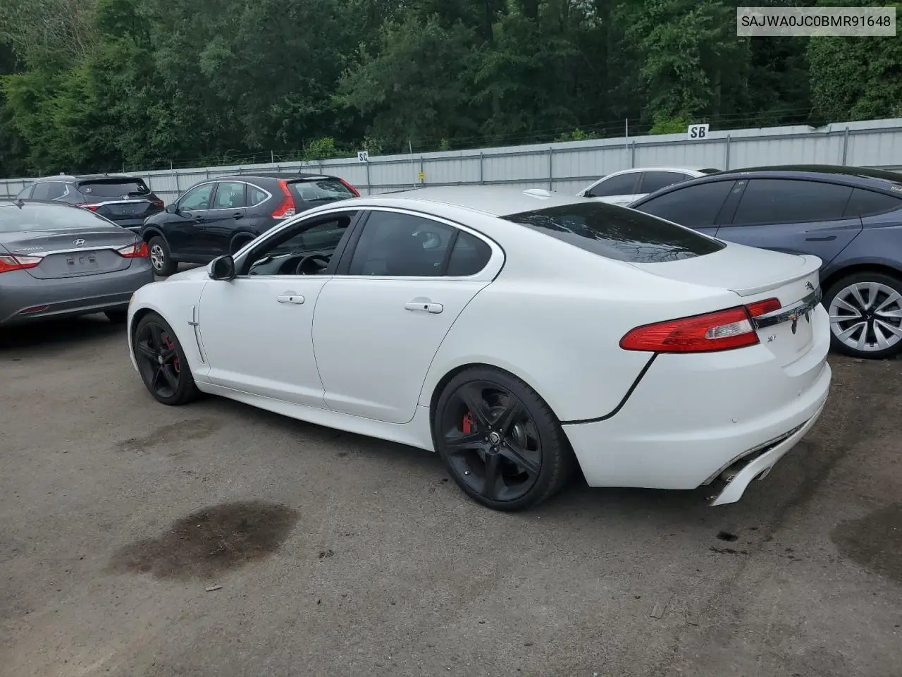 2011 Jaguar Xf R VIN: SAJWA0JC0BMR91648 Lot: 62895265