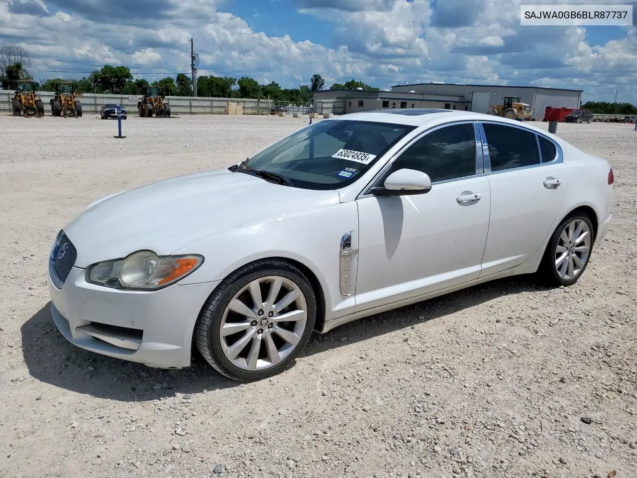 2011 Jaguar Xf Premium VIN: SAJWA0GB6BLR87737 Lot: 63024935