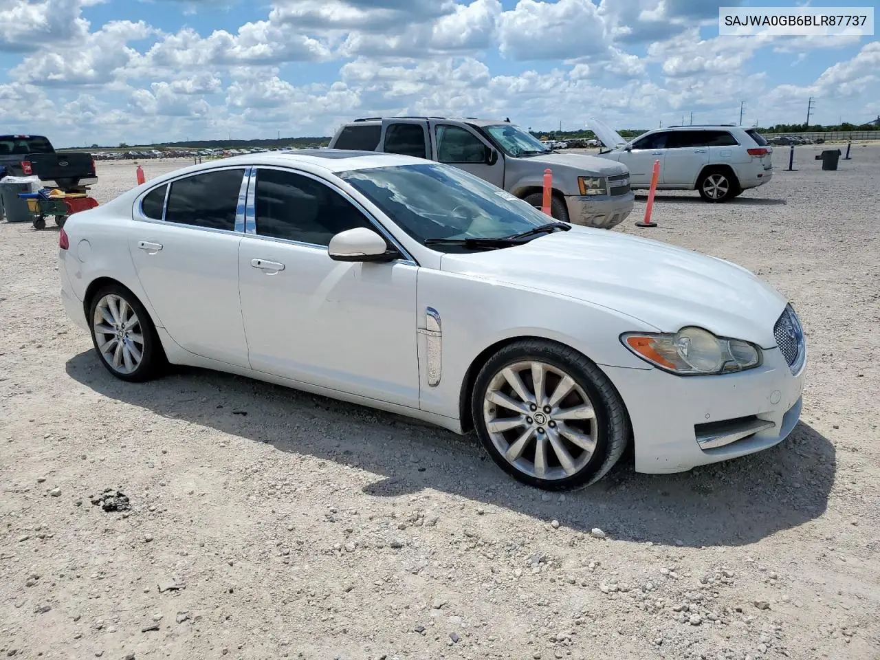 2011 Jaguar Xf Premium VIN: SAJWA0GB6BLR87737 Lot: 63024935