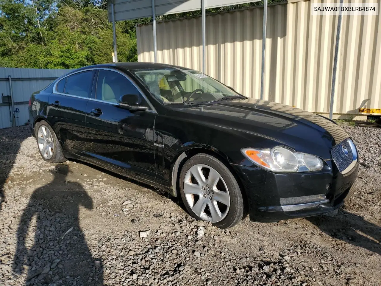2011 Jaguar Xf VIN: SAJWA0FBXBLR84874 Lot: 65180375