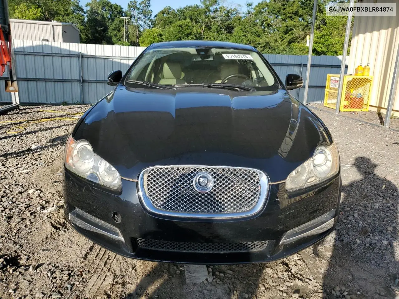 2011 Jaguar Xf VIN: SAJWA0FBXBLR84874 Lot: 65180375