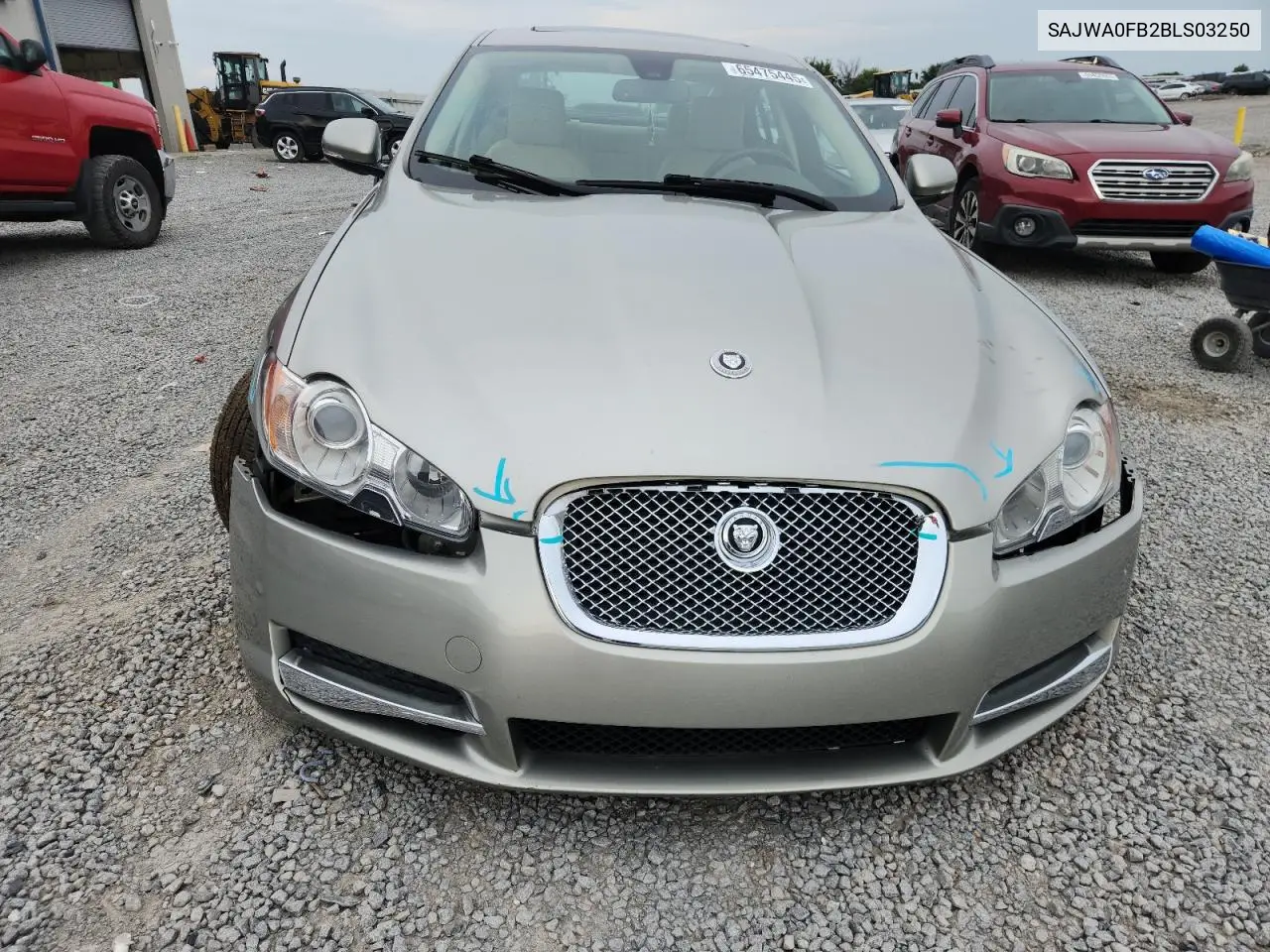 2011 Jaguar Xf VIN: SAJWA0FB2BLS03250 Lot: 65475445
