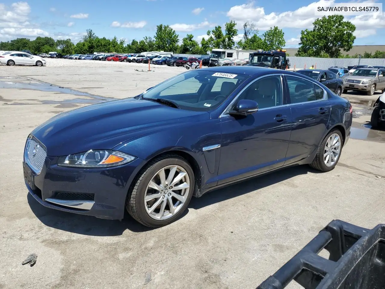 2012 Jaguar Xf VIN: SAJWA0FB1CLS45779 Lot: 57646625